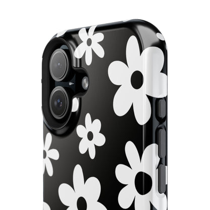 Black Flower Power iPhone Case