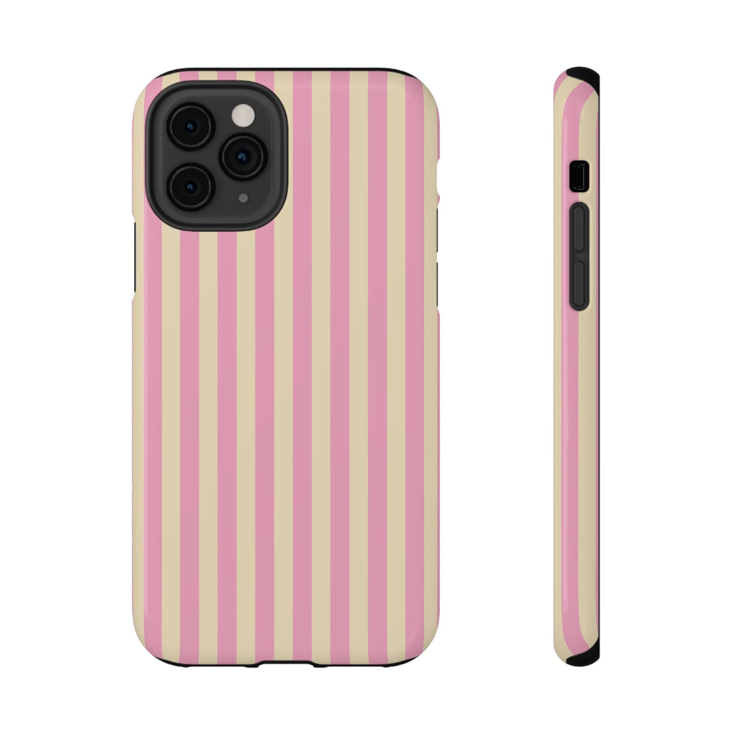 Lemon Sugar Stripes iPhone Case
