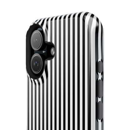 Black Pinstripes iPhone Case