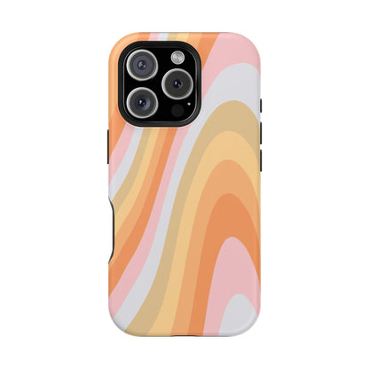 Rainbow Waves iPhone Case