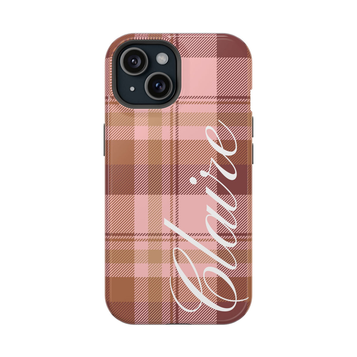 Custom Honey Plaid iPhone Case