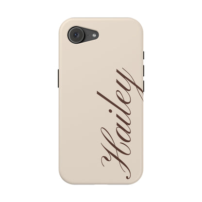 Custom Beige iPhone Case