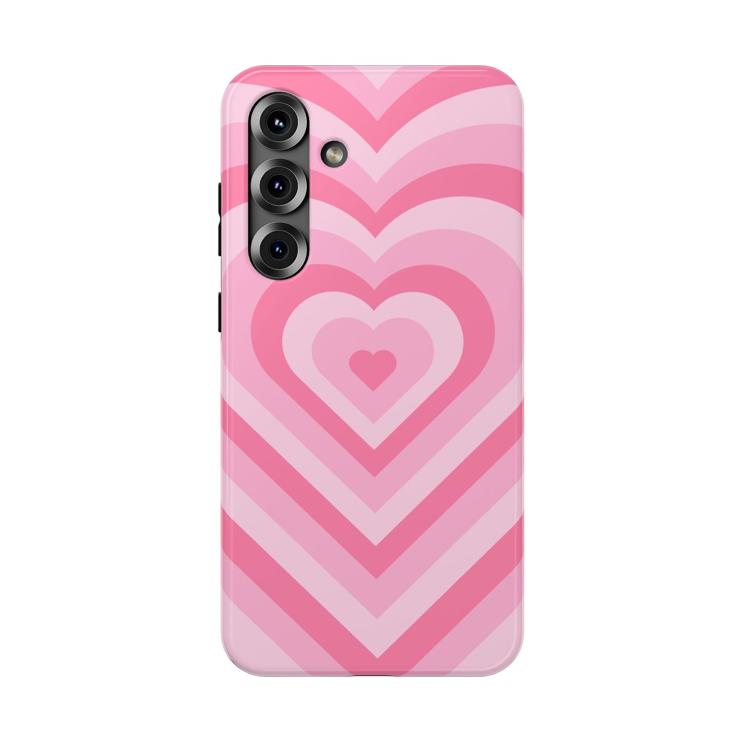 Pink Glowing Hearts Samsung Case