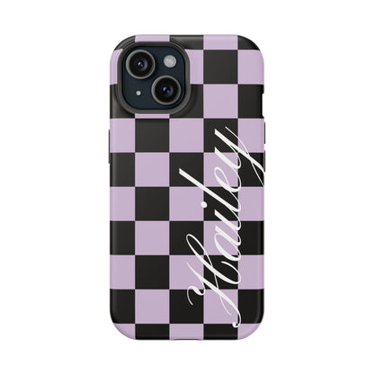 Custom Witchy Checkered iPhone Case