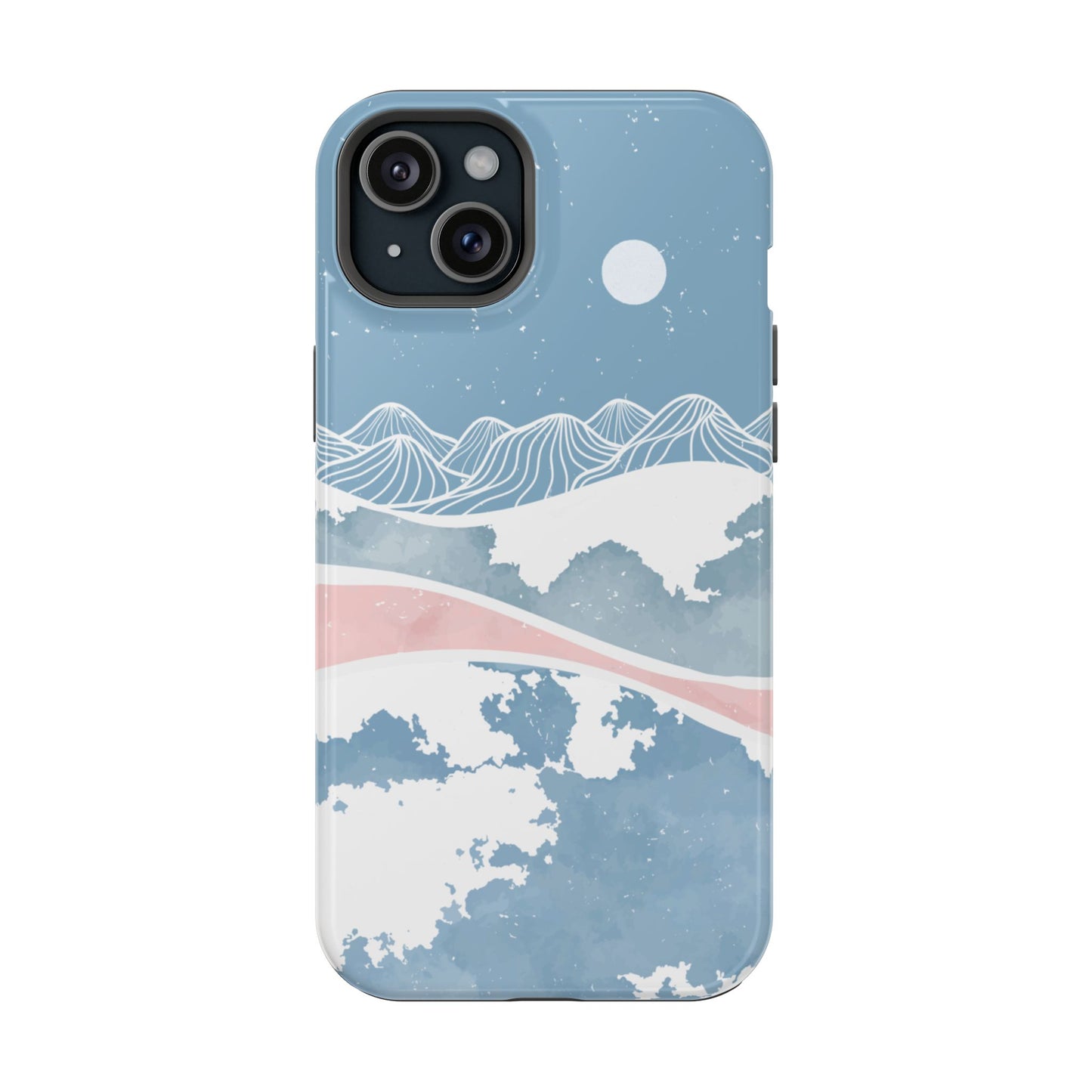 Blue Winter Night iPhone Case