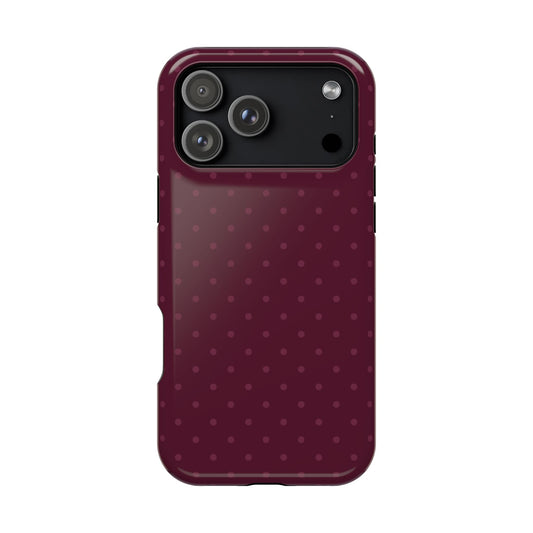 Berry Mini Dots iPhone Case