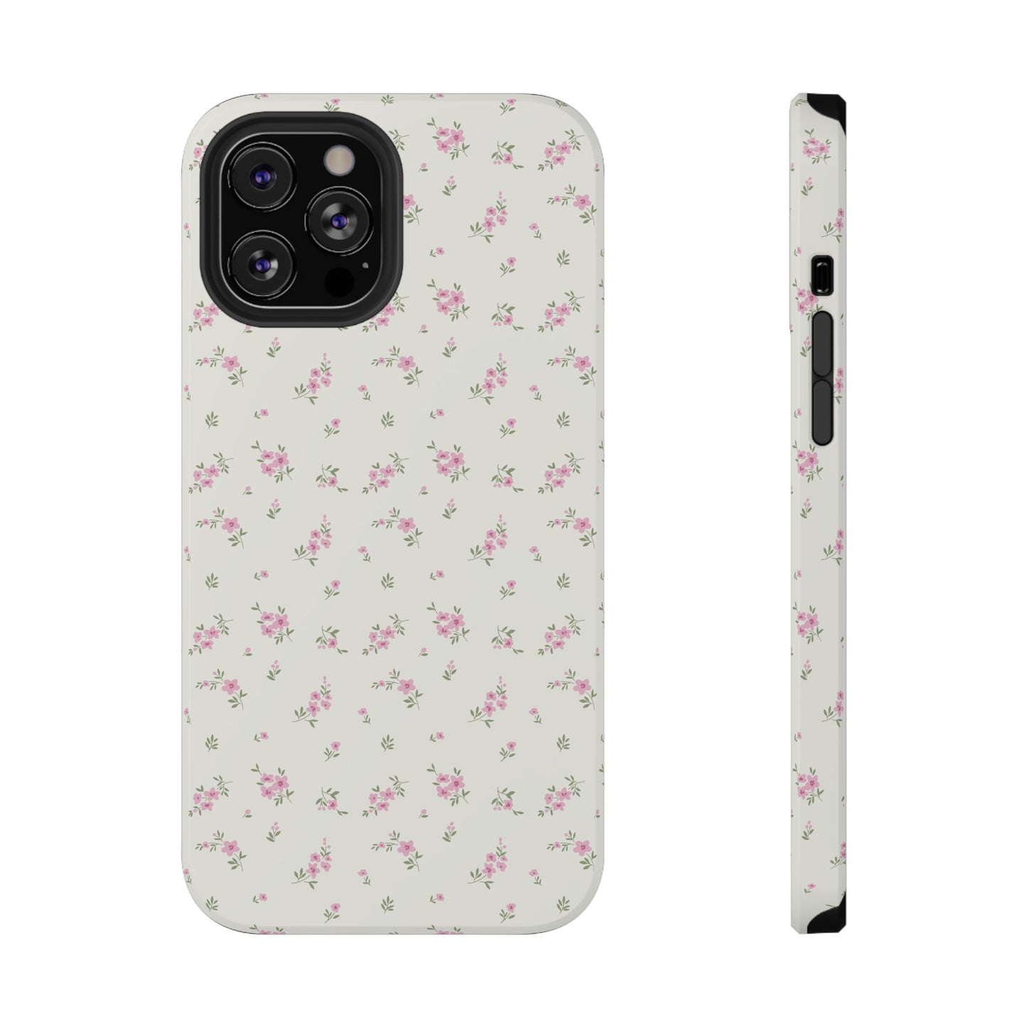 Blush Ditsy Flowers iPhone Case