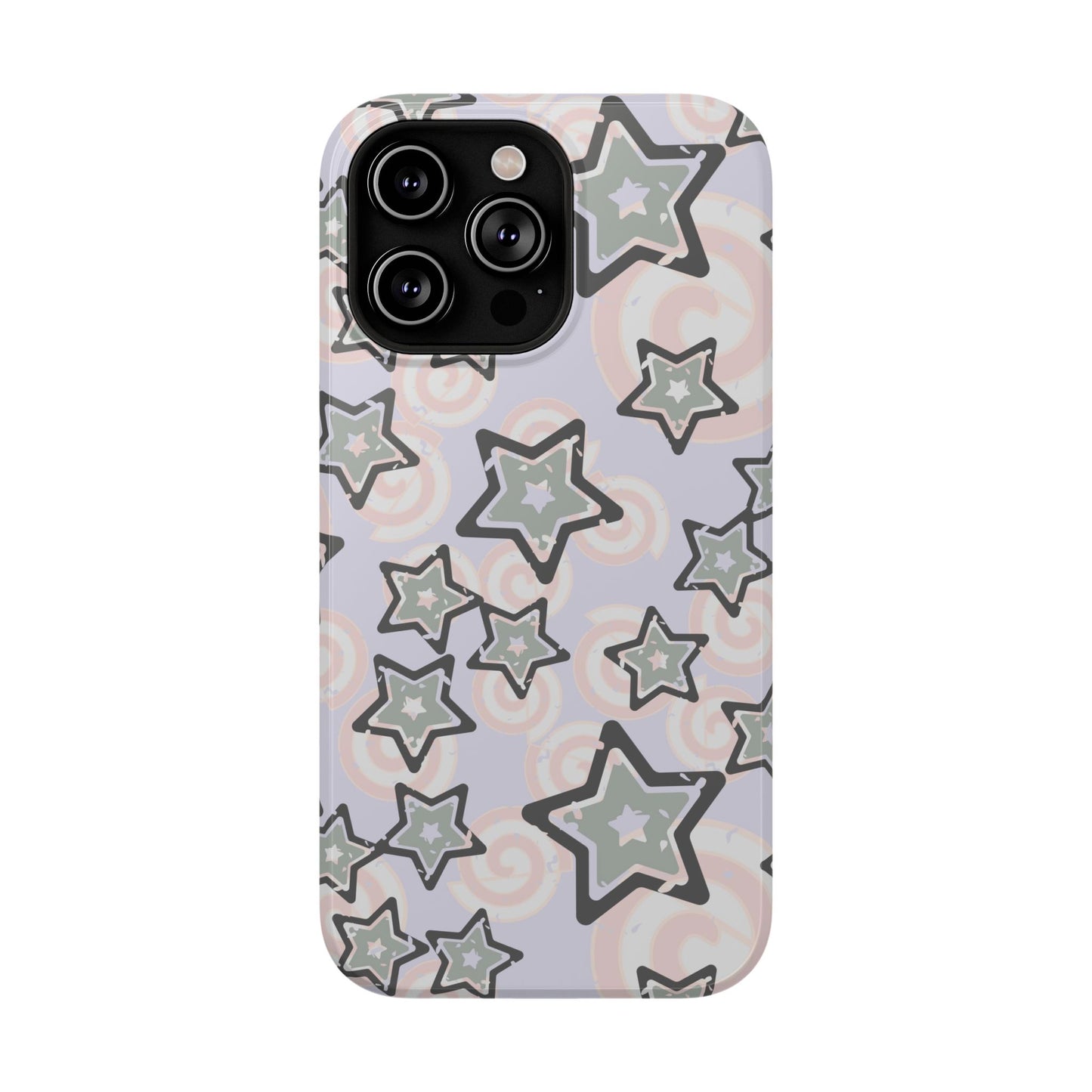 Y2K Gray Star iPhone Case