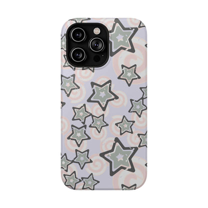 Y2K Gray Star iPhone Case