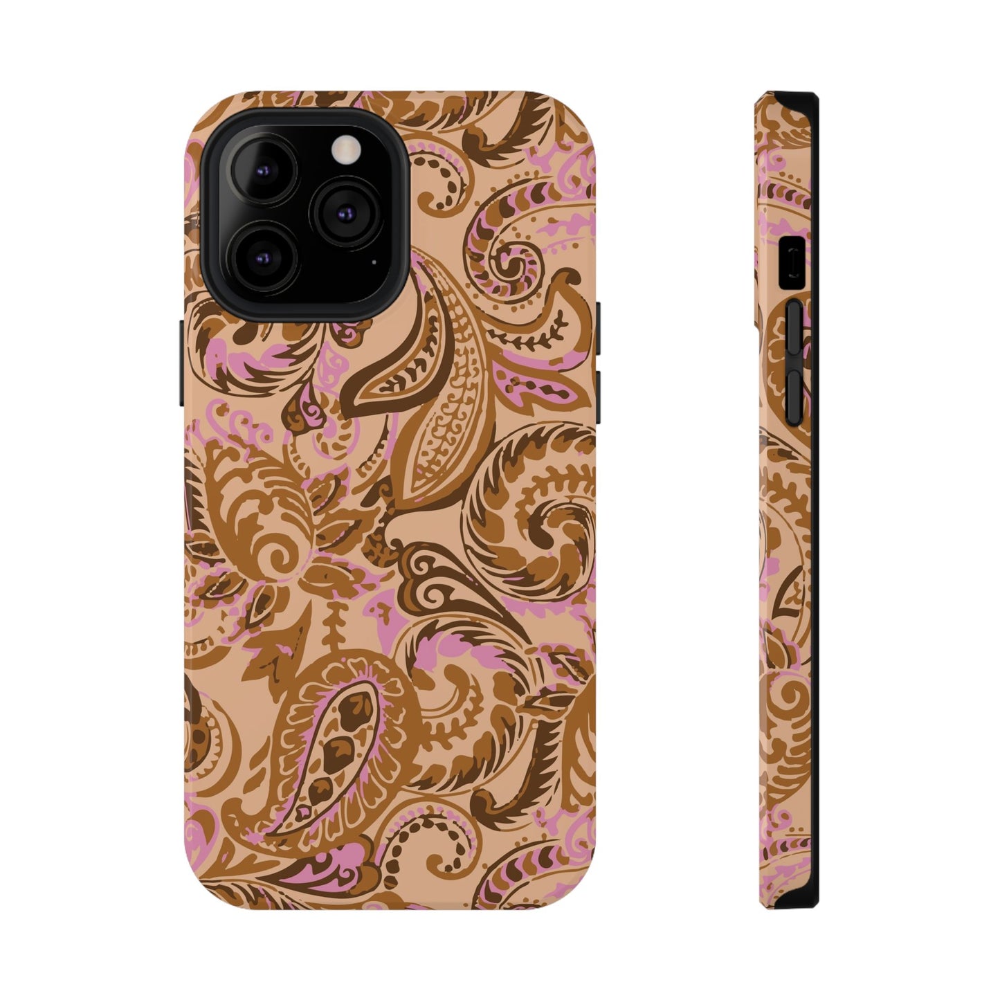 Honey Rose Paisley iPhone Case