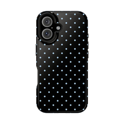 Blue Velvet Mini Dots iPhone Case