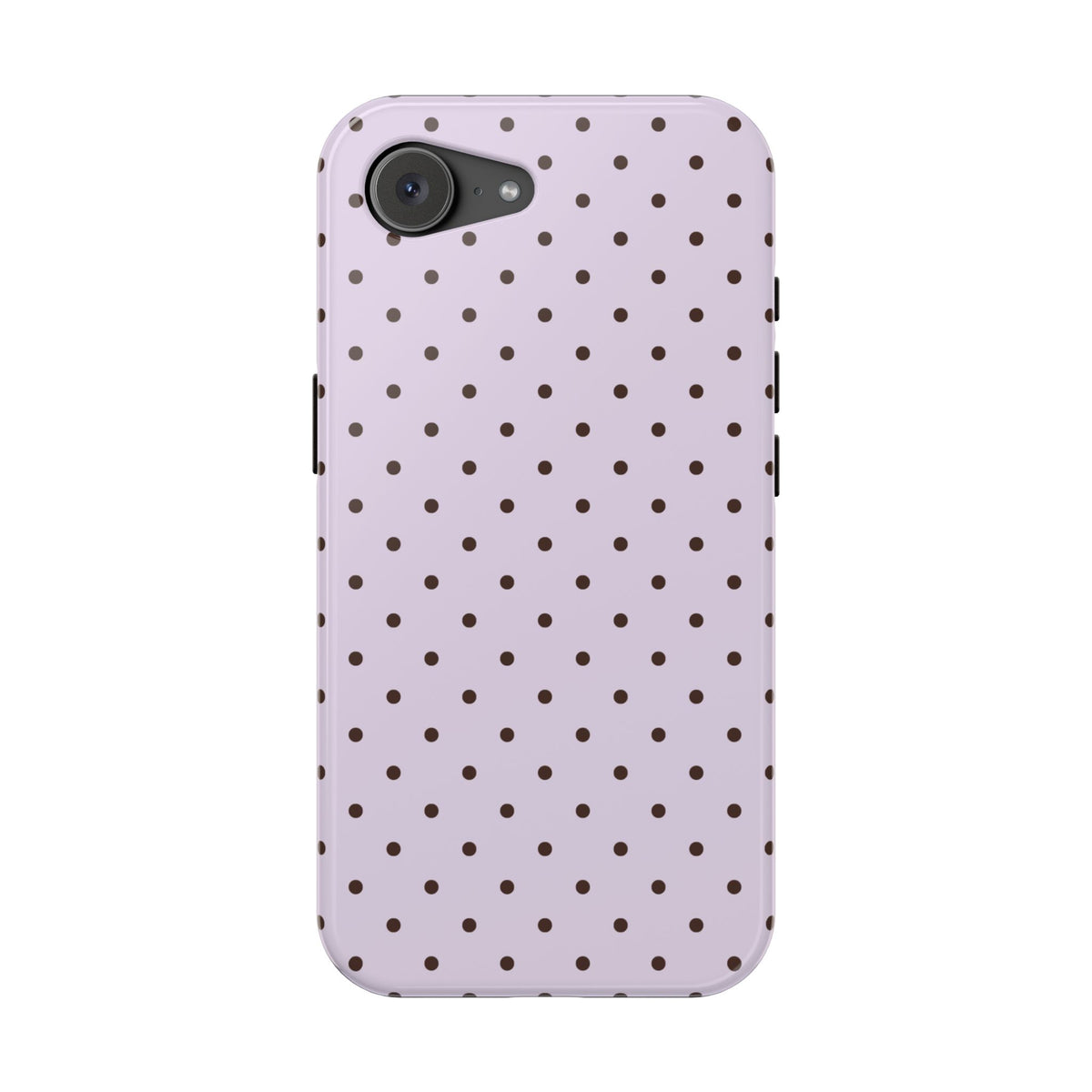 Berry Mocha Mini Dots iPhone Case