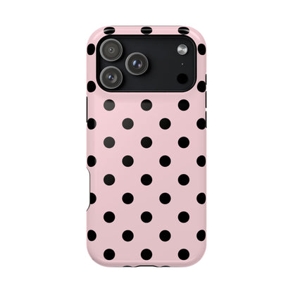 Pink Polka Dots iPhone Case