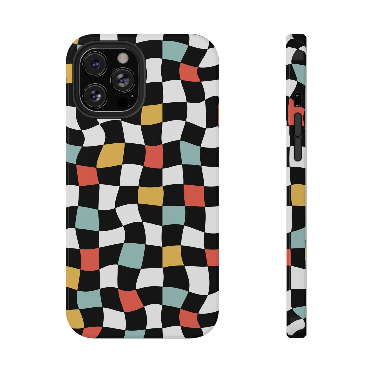 Retro Check iPhone Case
