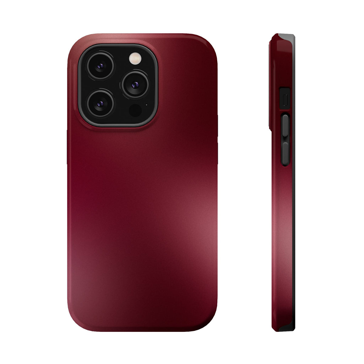 Burgundy Aura iPhone Case
