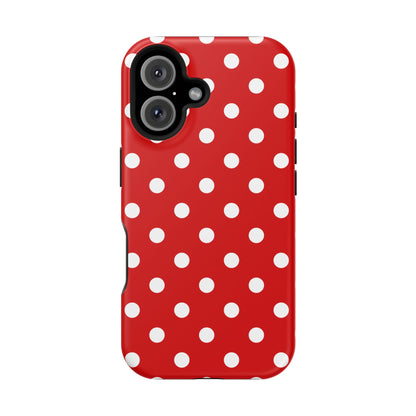 Red Polka Dots iPhone Case