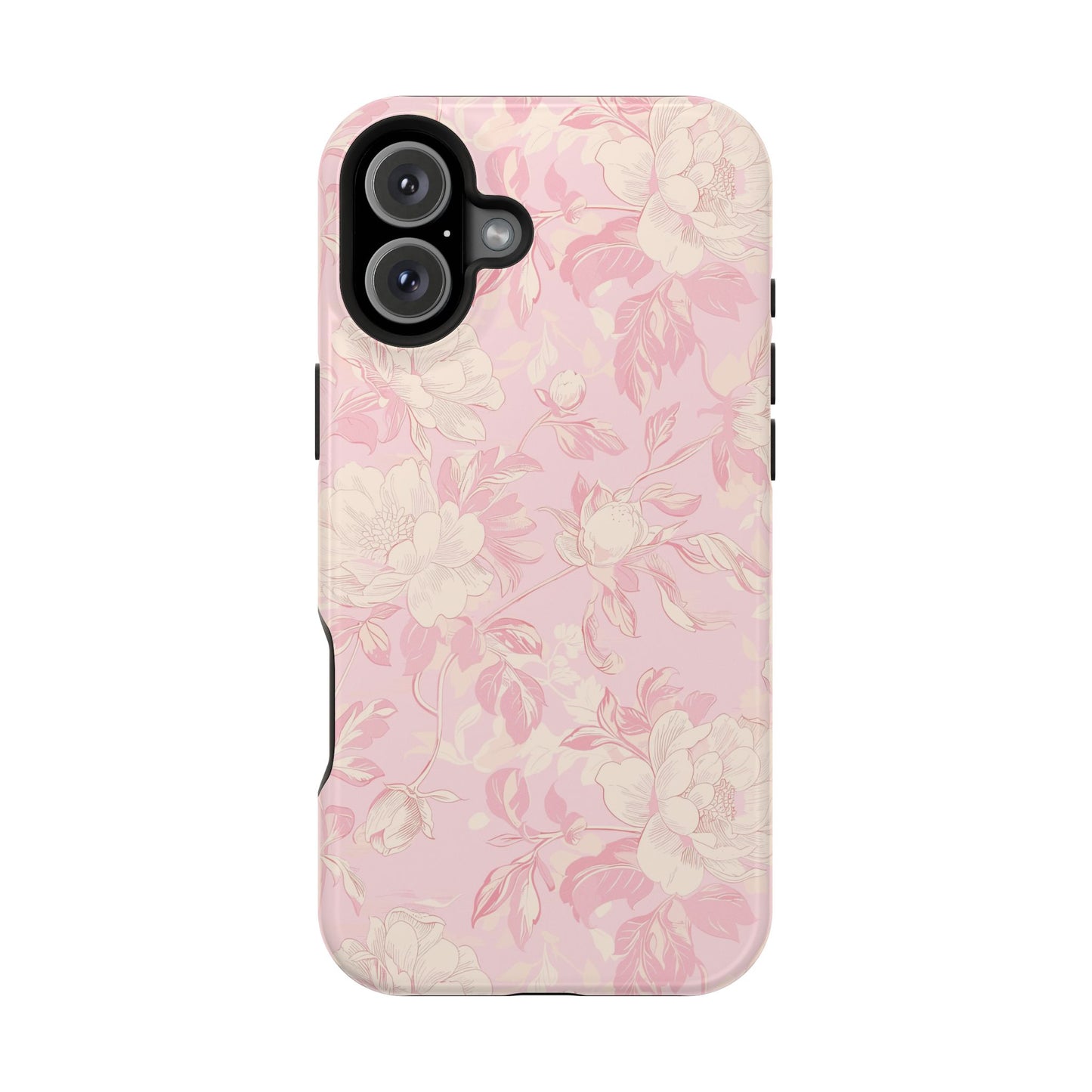 Pretty Pink Toile iPhone Case