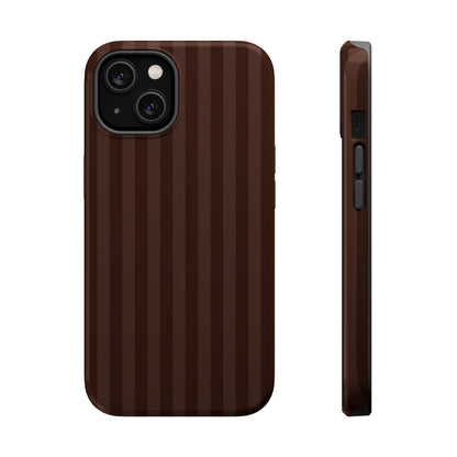 Mocha Stripes iPhone Case