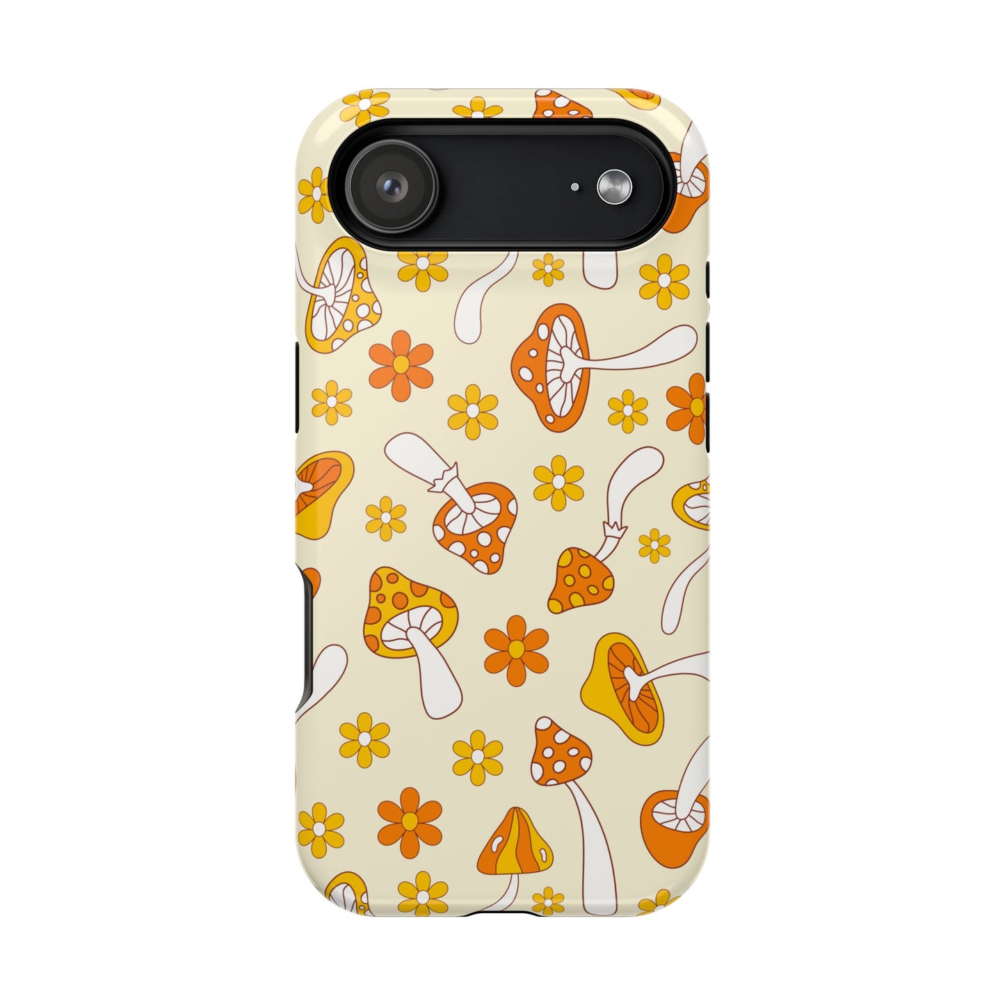 Retro Mushrooms iPhone Case
