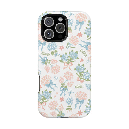 Hydrangea Bows iPhone Case