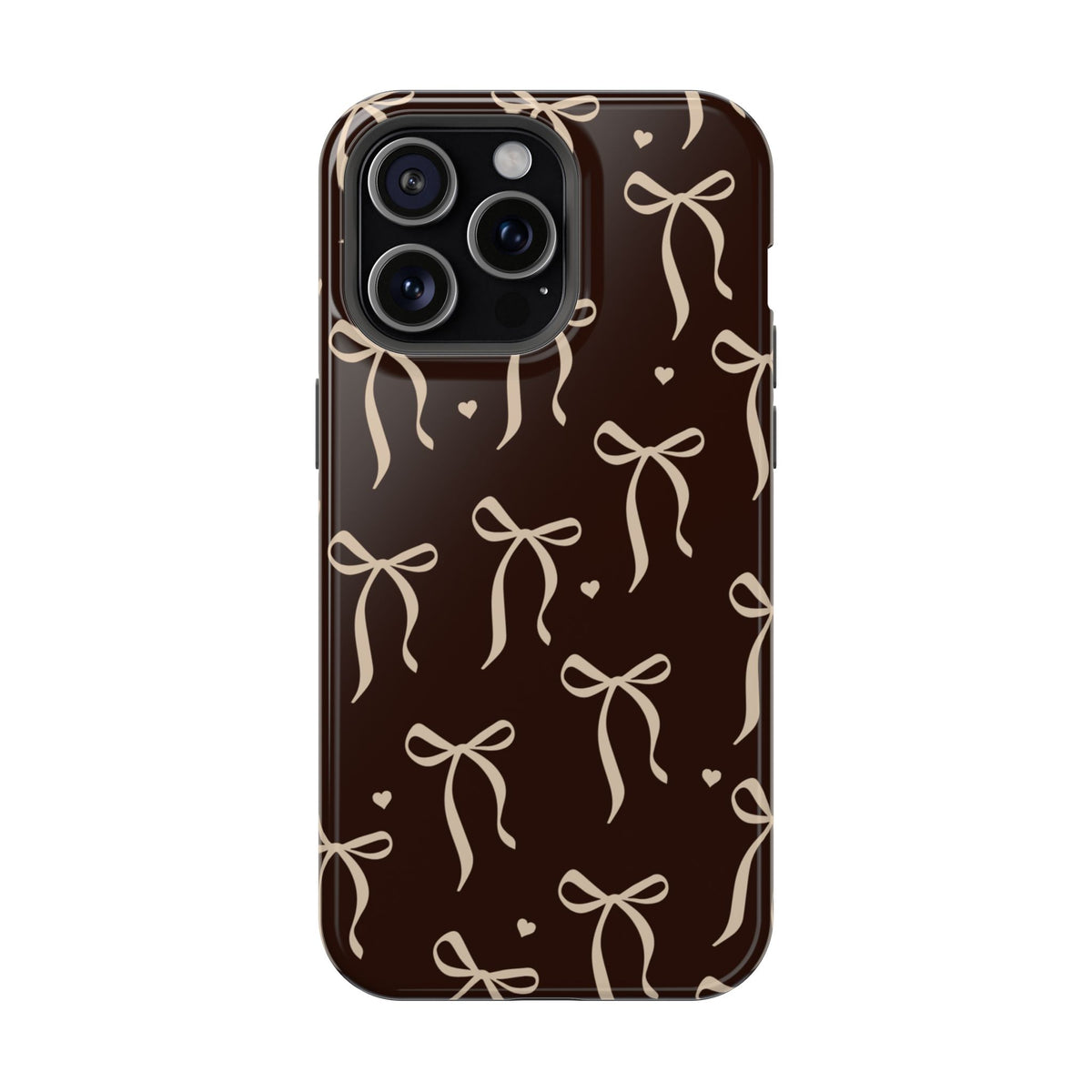 Chocolate Bows iPhone Case