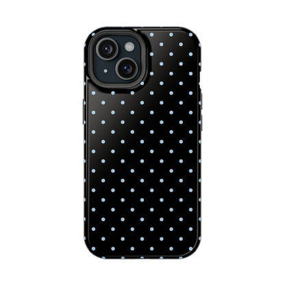 Blue Velvet Mini Dots iPhone Case