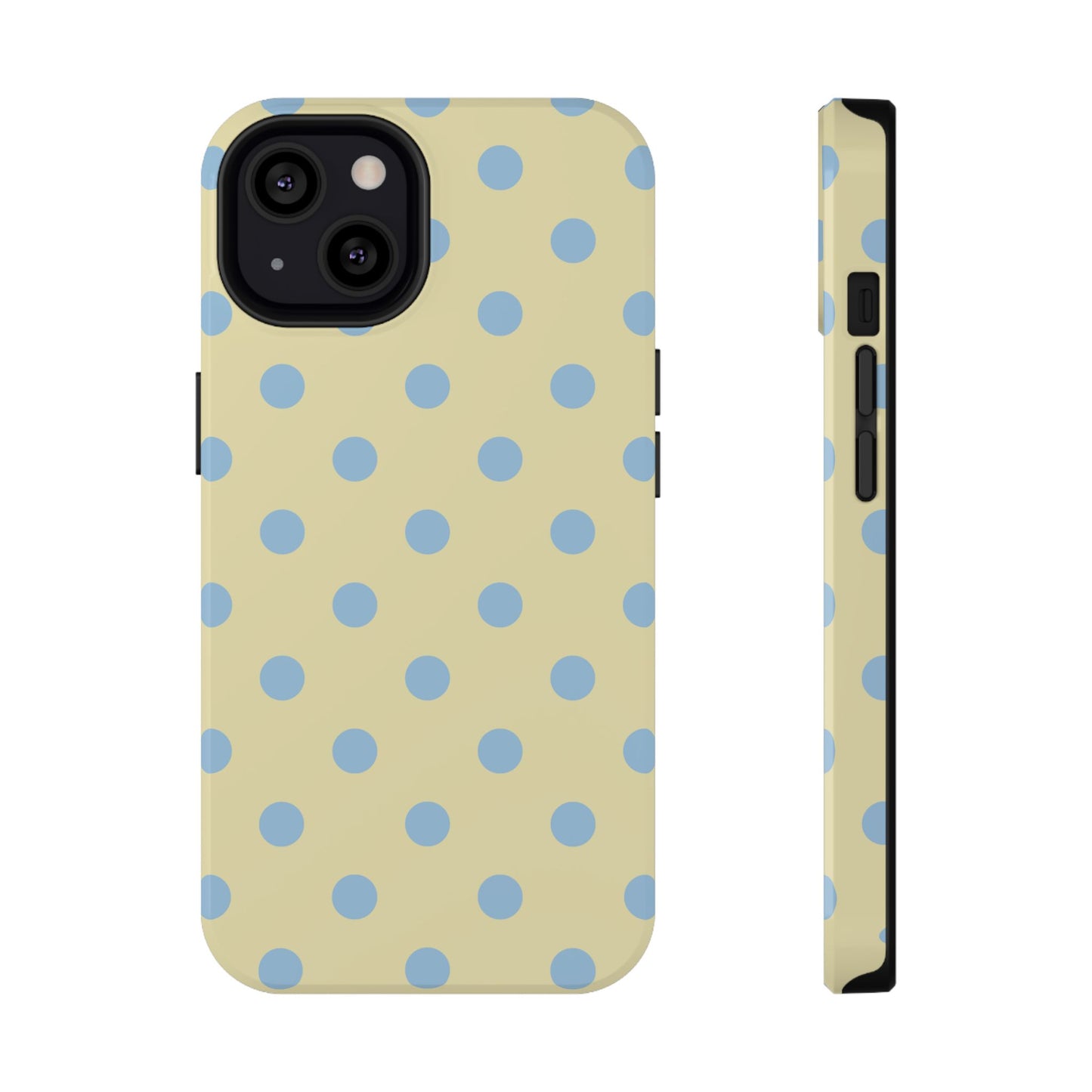 Lemon Sky Polka Dots iPhone Case
