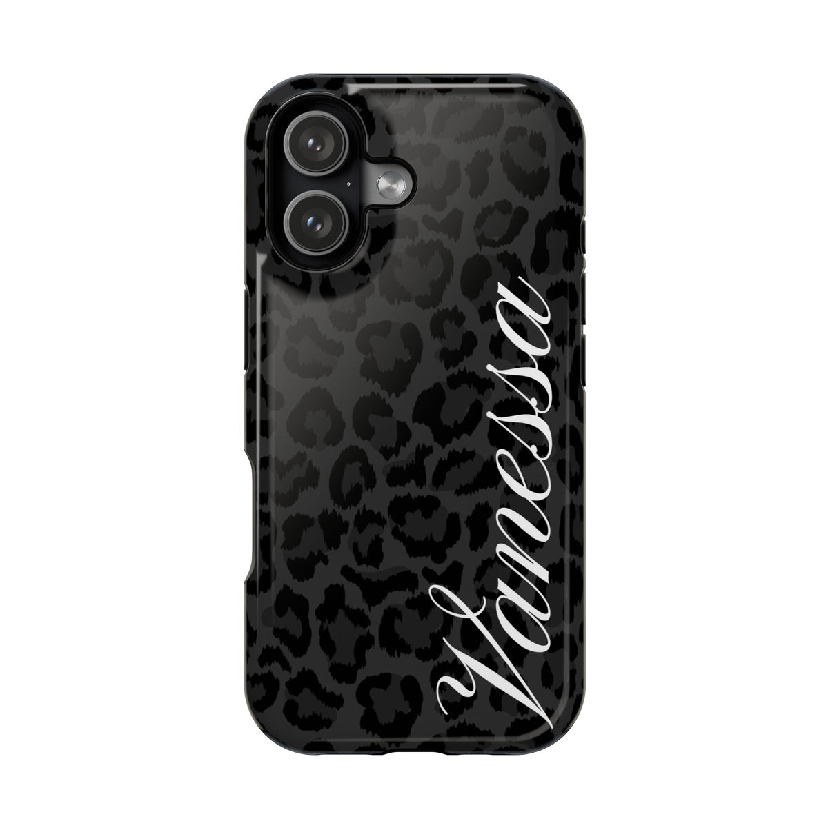 Custom Black Leopard iPhone Case
