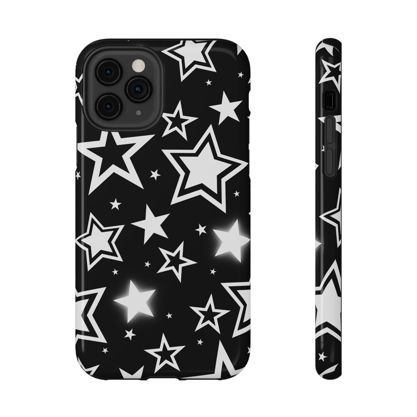 Black Stardust iPhone Case