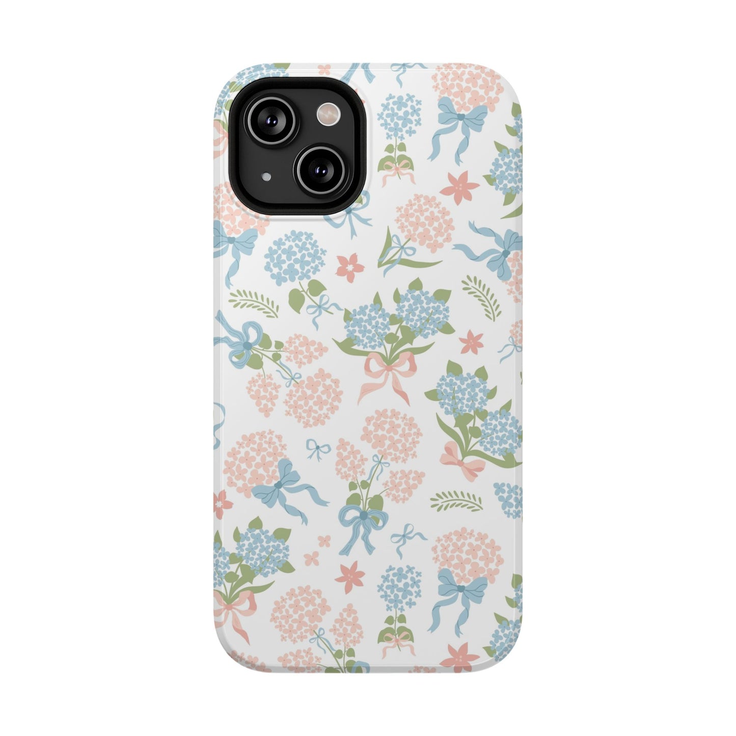 Hydrangea Bows iPhone Case