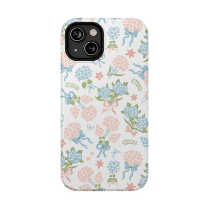 Hydrangea Bows iPhone Case