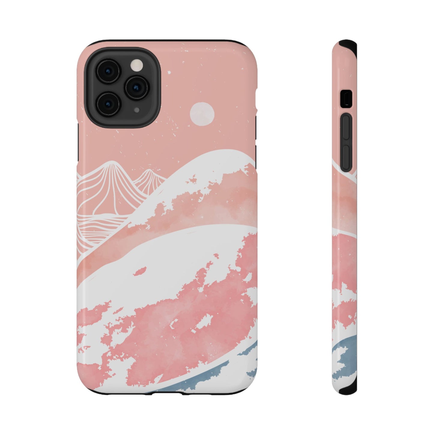 Pink Winter Night iPhone Case