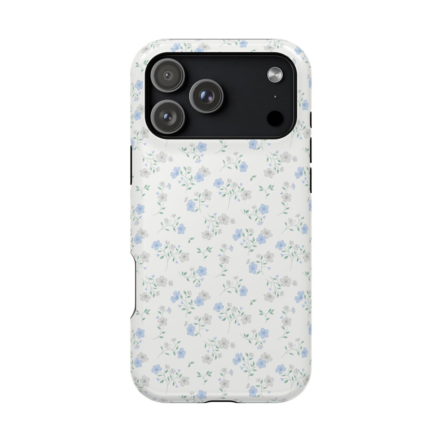 Blue Floral Ditsy iPhone Case