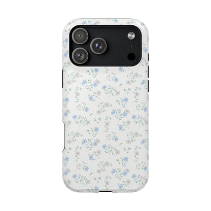Blue Floral Ditsy iPhone Case