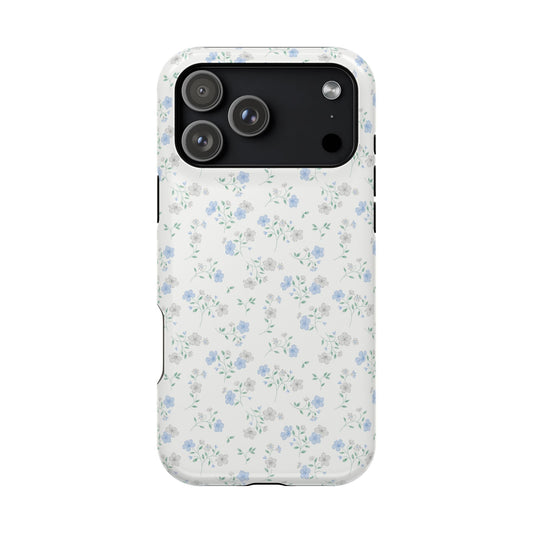 Blue Floral Ditsy iPhone Case