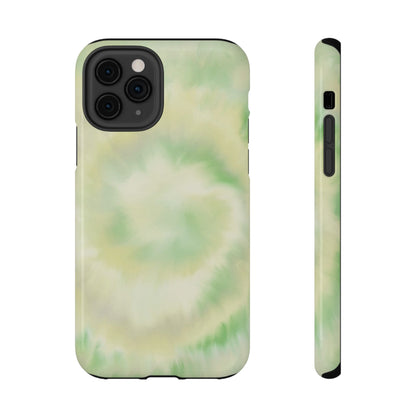 Lime Tie Dye iPhone Case