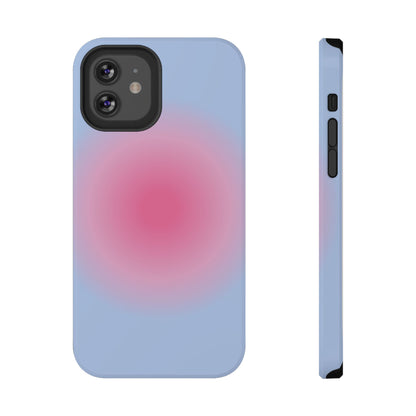 Pink & Blue Aura iPhone Case