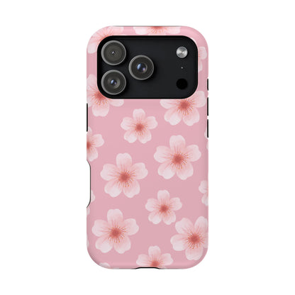 Pink Cherry Blossoms iPhone Case