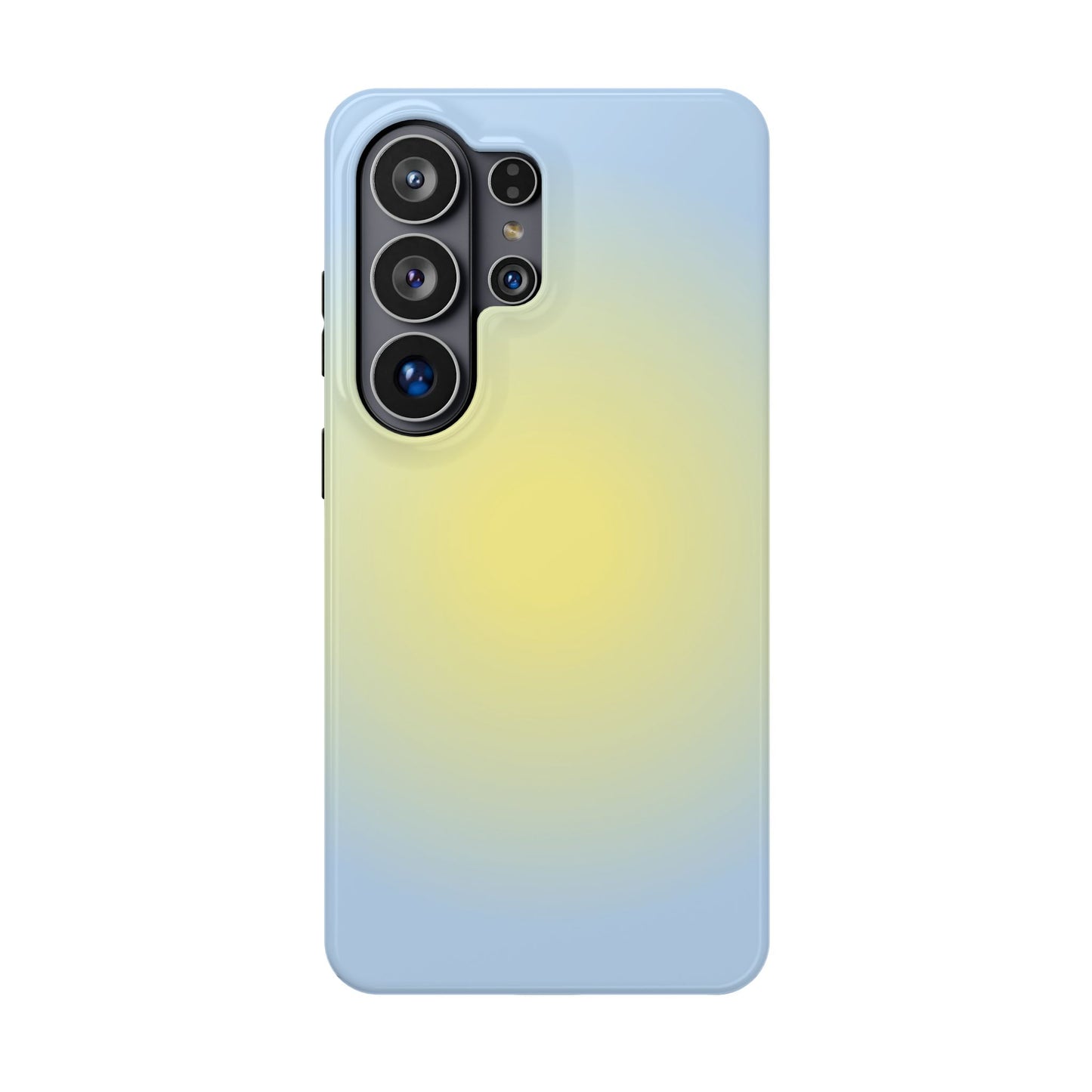 Yellow & Blue Aura Samsung Case