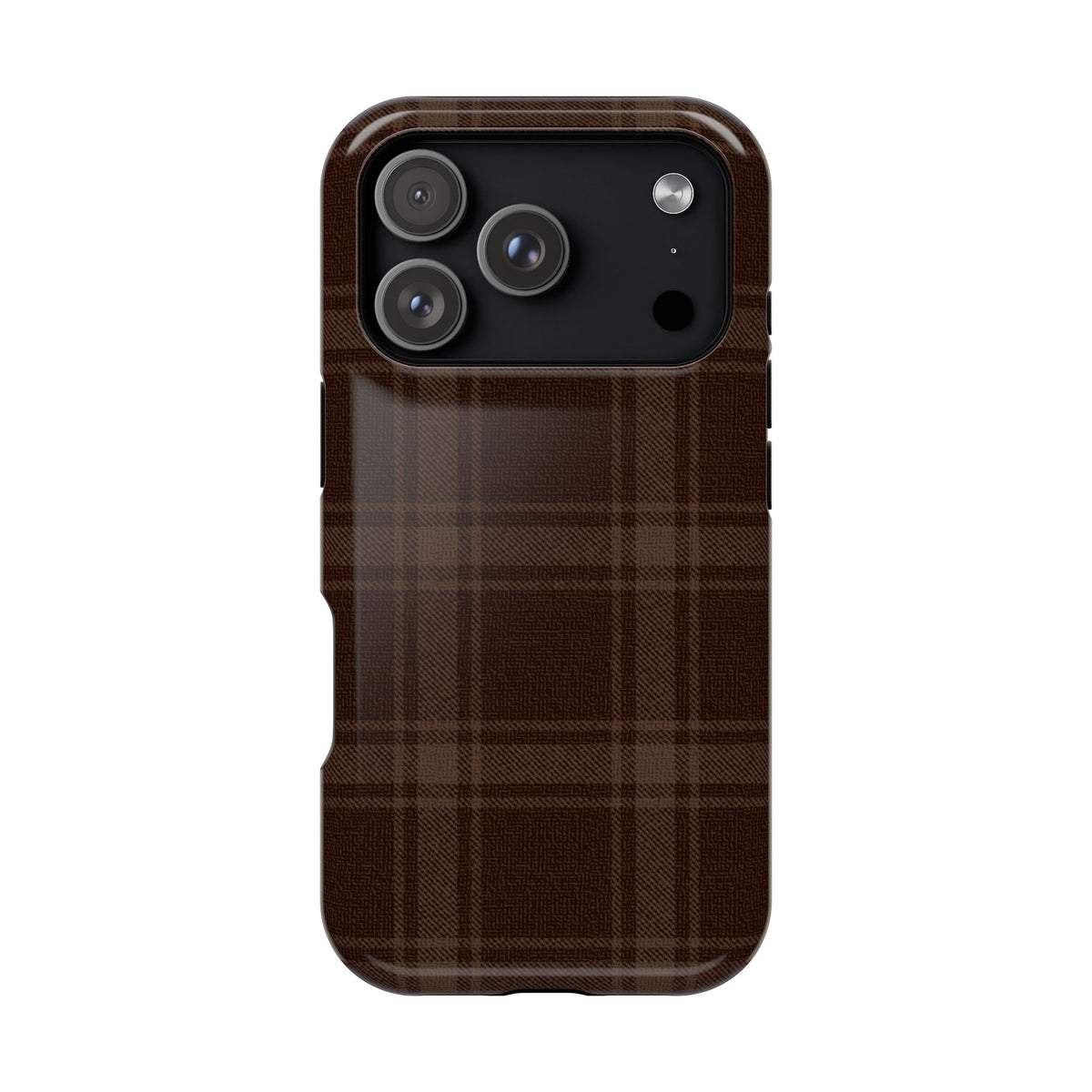 Cocoa Plaid iPhone Case