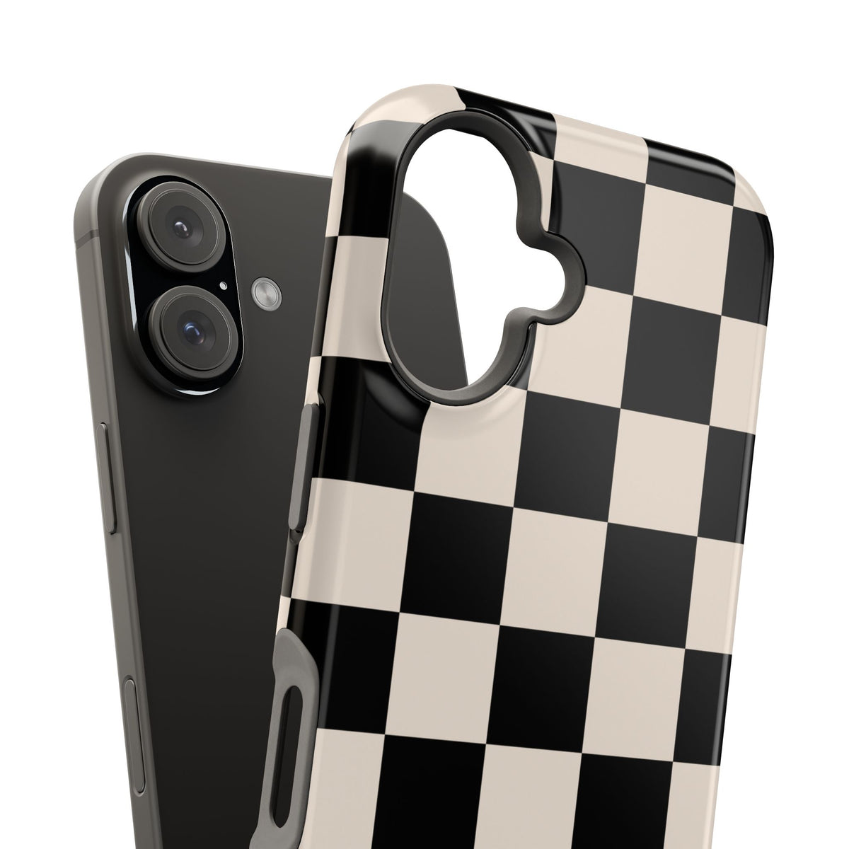 Espresso Checkered iPhone Case
