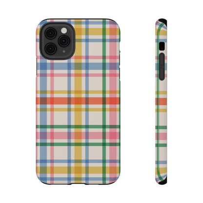 Retro Plaid iPhone Case