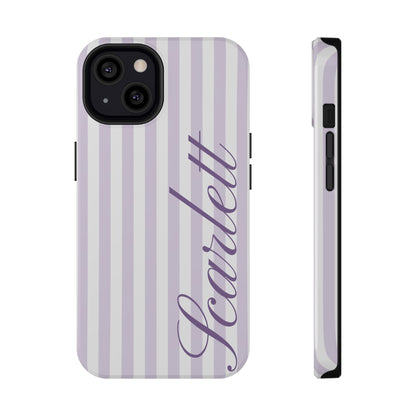 Personalized Lilac Beau iPhone Case