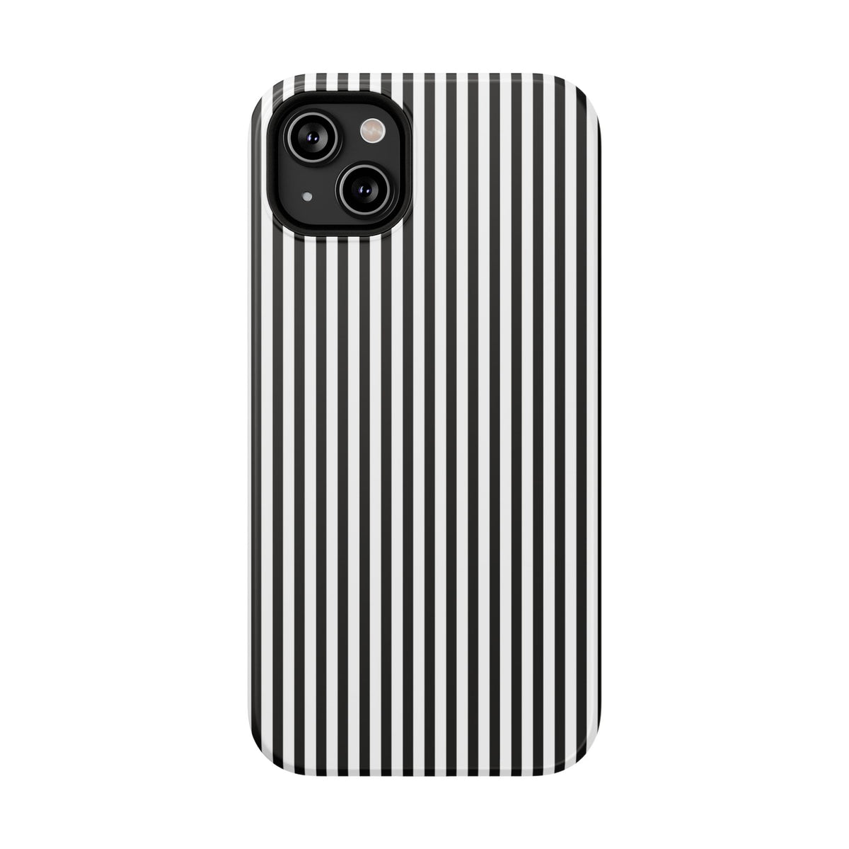 Black Pinstripes iPhone Case