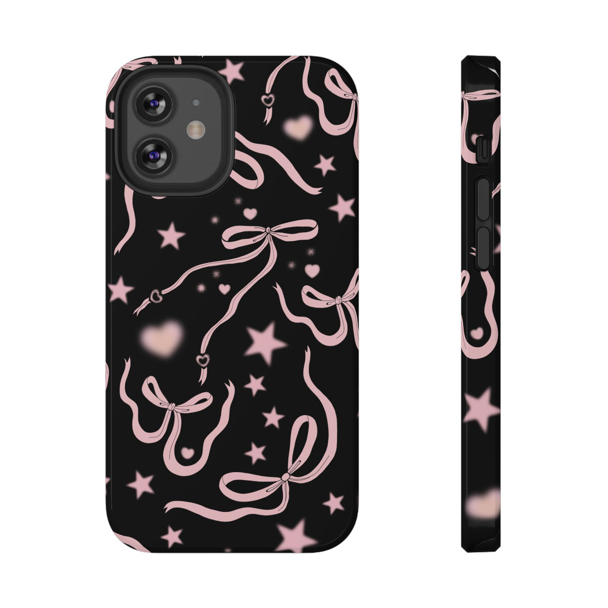 Black Cosmic Bows iPhone Case from Stella Cases