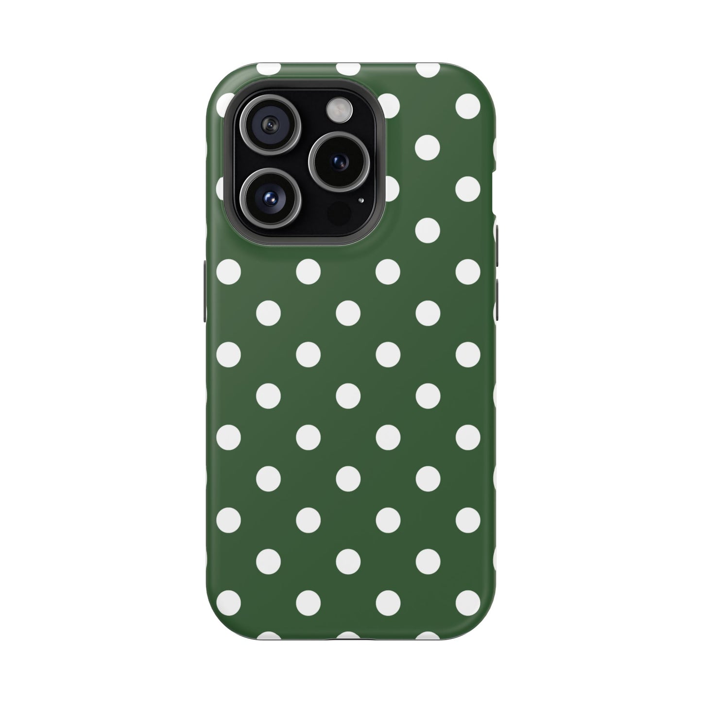 Green Polka Dots iPhone Case