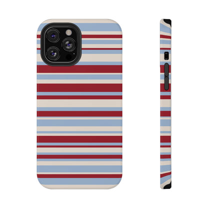 Cherry Soda Stripes iPhone Case