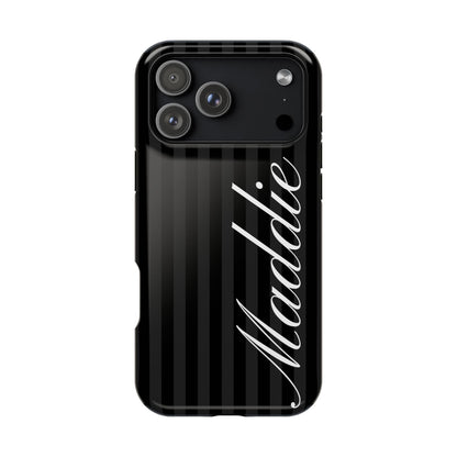 Custom Black Stripes iPhone Case