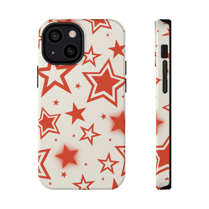 Red Stardust iPhone Case