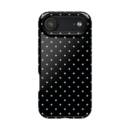 Blue Velvet Mini Dots iPhone Case